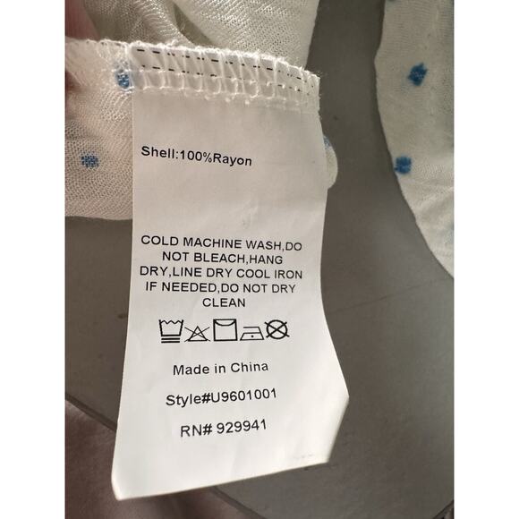 Weekend By Suzanne Betro Womens Plus 2X Tunic Top Lace Appliqué Rayon Shirt NEW - Picture 7 of 9